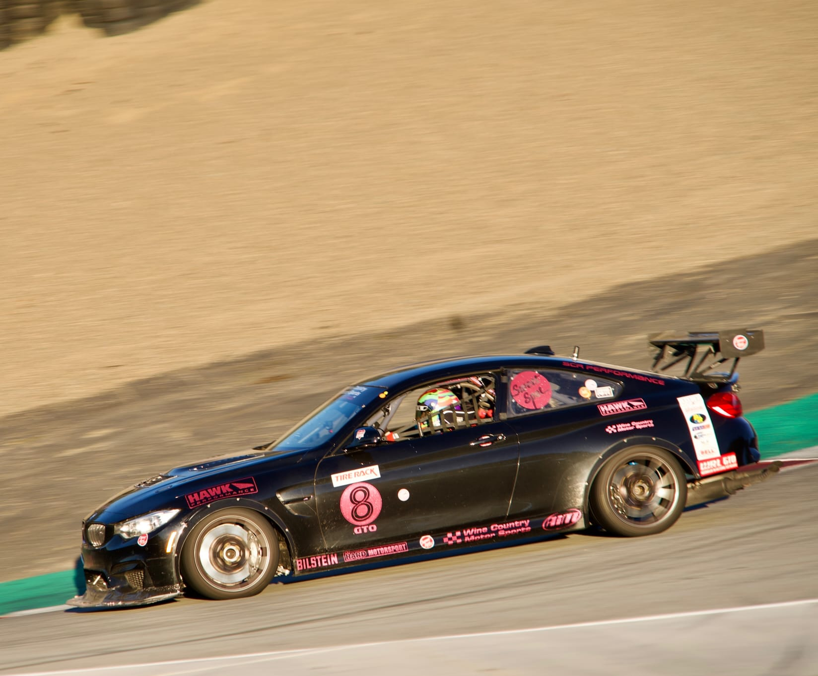 Sweet Spot BMW M4 at speed